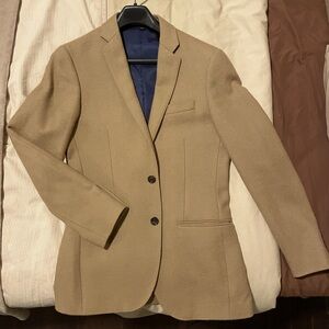 J Crew Ludlow Camel Blazer, Moon Yorkshire Tweed 36R